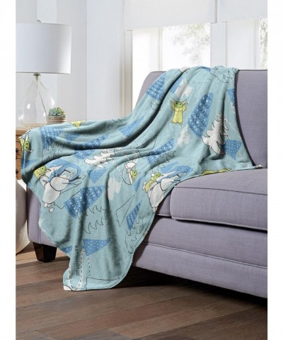 Star Wars Mandalorian Winter Wonderland Cozy Throw Blanket