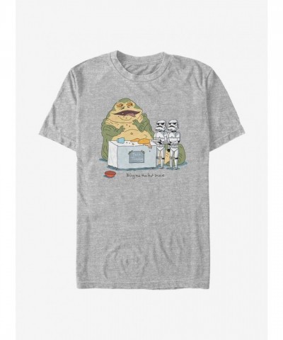 Star Wars Grey T-Shirt - Hot Sauce Quote for Men