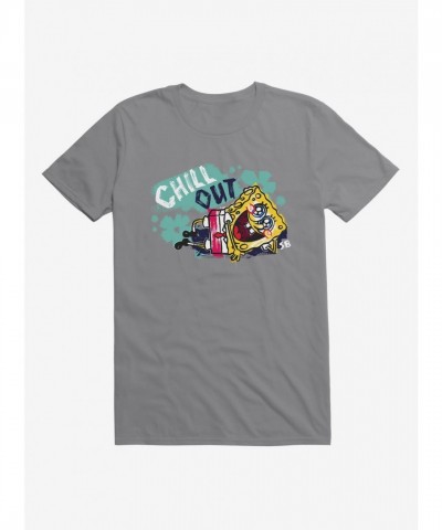 SpongeBob SquarePants Glittery Eyes Relax T-Shirt for Men