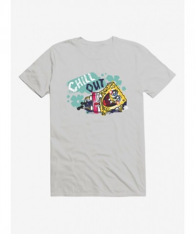 SpongeBob SquarePants Glittery Eyes Relax T-Shirt for Men