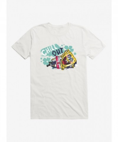 SpongeBob SquarePants Glittery Eyes Relax T-Shirt for Men