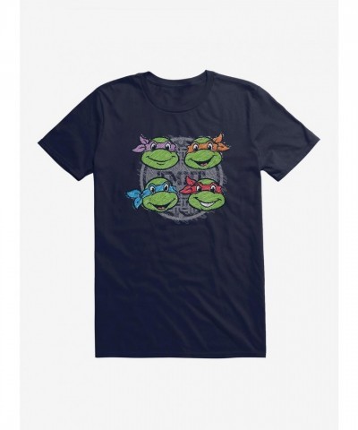 Teenage Mutant Ninja Turtles Chalk Art Face Print Men's T-Shirt