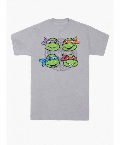 Teenage Mutant Ninja Turtles Chalk Art Face Print Men's T-Shirt