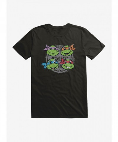 Teenage Mutant Ninja Turtles Chalk Art Face Print Men's T-Shirt