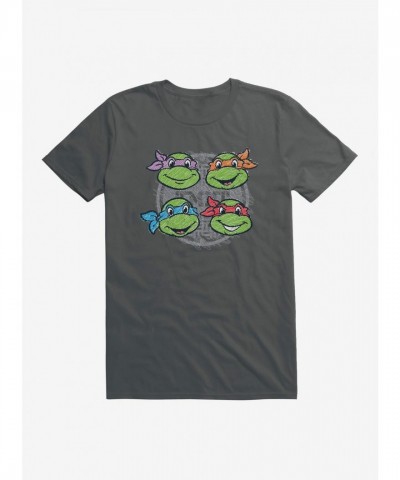 Teenage Mutant Ninja Turtles Chalk Art Face Print Men's T-Shirt