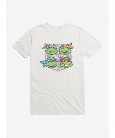 Teenage Mutant Ninja Turtles Chalk Art Face Print Men's T-Shirt