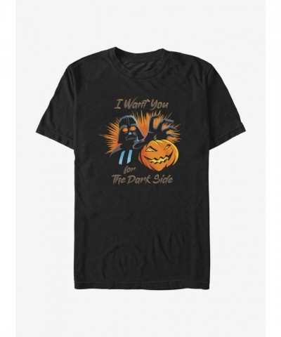 Star Wars Dark Side T-Shirt for Men - Black Comfortable Cotton