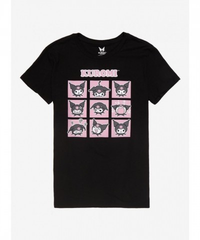Kuromi Emotions T-Shirt for Girls