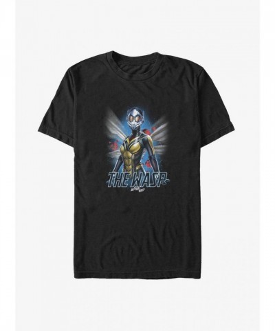 Marvel Atomic Wasp Big & Tall T-Shirt - Men's Unisex Black