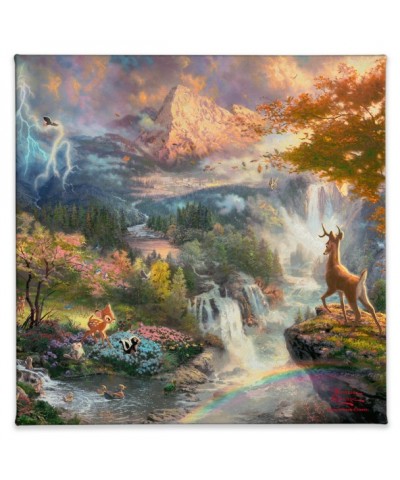 Bambi's First Year Gallery Wrapped Canvas by Thomas Kinkade Studios
