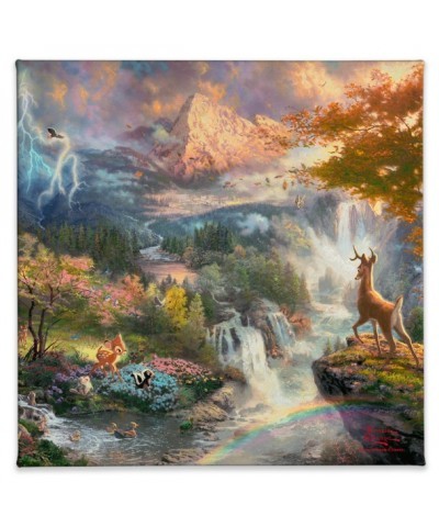 Bambi's First Year Gallery Wrapped Canvas by Thomas Kinkade Studios