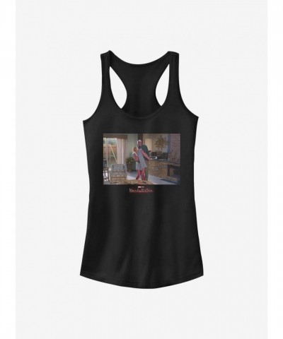 Marvel WandaVision Era Black Girls Tank Top