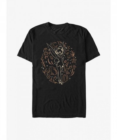 Disney Spooky Tinker Bell Icon T-Shirt - Unisex Black