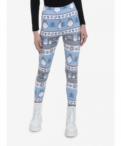 Her Universe Cozy My Neighbor Totoro Fair Isle Leggings for Women