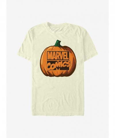 Marvel Themed Lightweight Cotton Pumpkin T-Shirt for Men