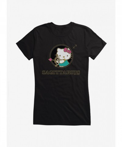 Hello Kitty Sagittarius Stencil T-Shirt for Girls