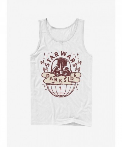Star Wars White Dark Vapor Tank Top for Men