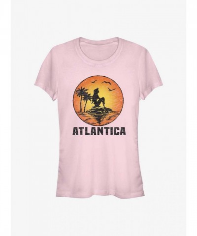 Disney's The Little Mermaid Atlantica Pink Sunset T-Shirt for Girls