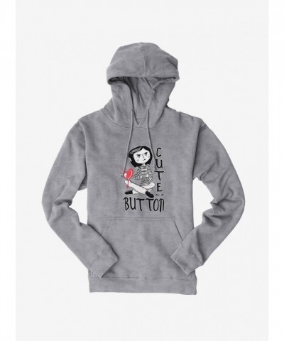 Coraline Cute as a Button Unisex Hoodie