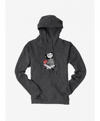Coraline Cute as a Button Unisex Hoodie