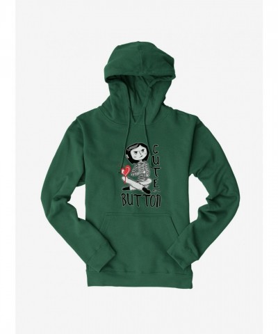 Coraline Cute as a Button Unisex Hoodie