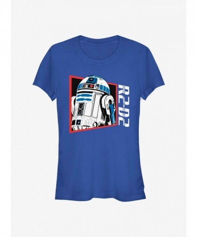 Star Wars R2-D2 Lightweight Girls T-Shirt - Blue
