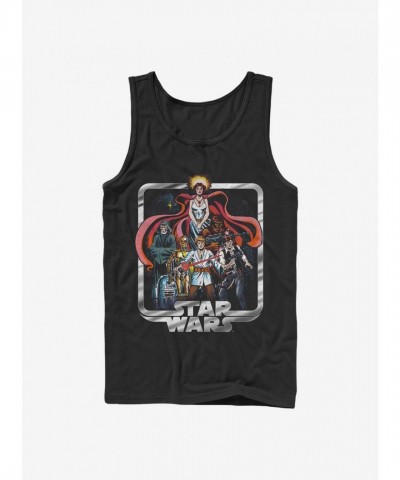 Star Wars Iconic Comic Heroes Tank Top - Black for Men