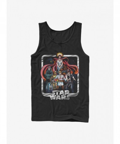 Star Wars Iconic Comic Heroes Tank Top - Black for Men