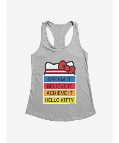 Hello Kitty Inspirational Girls Grey Tank Top