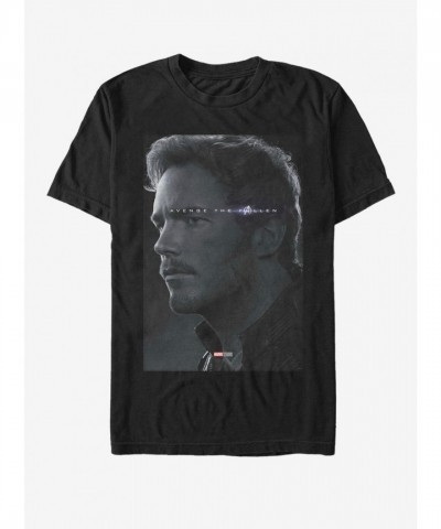 Marvel Avengers Endgame T-Shirt - Black Starlord Men's Unisex