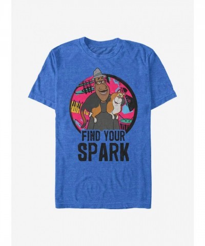 Disney Pixar Soul Earth Joe Lightweight T-Shirt - Blue for Men