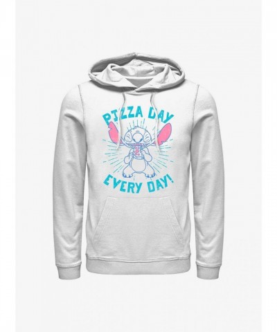 Disney Lilo & Stitch White Hoodie - Cozy Unisex Sweater