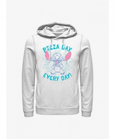 Disney Lilo & Stitch White Hoodie - Cozy Unisex Sweater