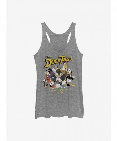Disney Ducktales Girls Grey Tank Top