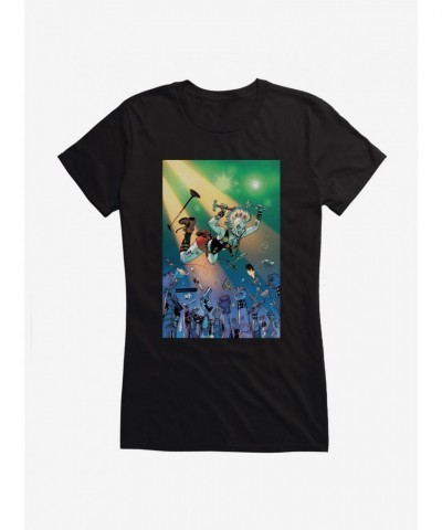 Batman Rocker Harley Quinn Lightweight Cotton Tee for Girls