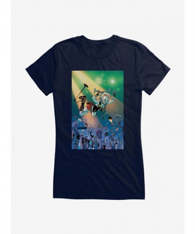 Batman Rocker Harley Quinn Lightweight Cotton Tee for Girls