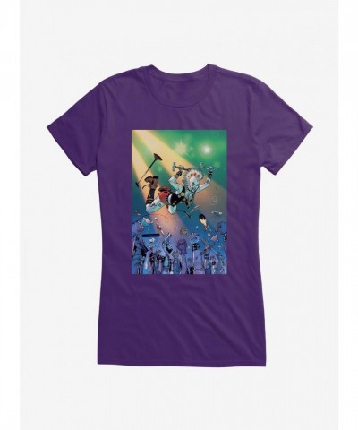 Batman Rocker Harley Quinn Lightweight Cotton Tee for Girls