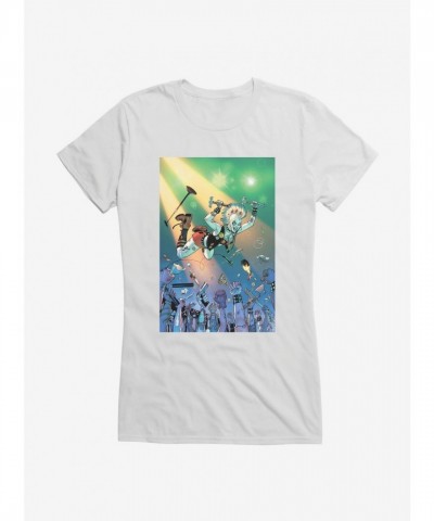 Batman Rocker Harley Quinn Lightweight Cotton Tee for Girls