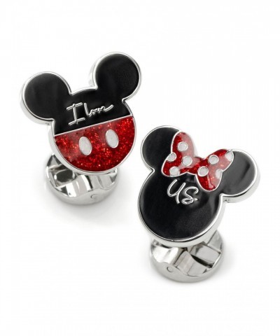 Disney Classic Mickey & Minnie "I Love Us" Cufflinks for Men