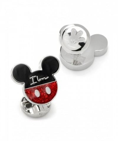 Disney Classic Mickey & Minnie "I Love Us" Cufflinks for Men