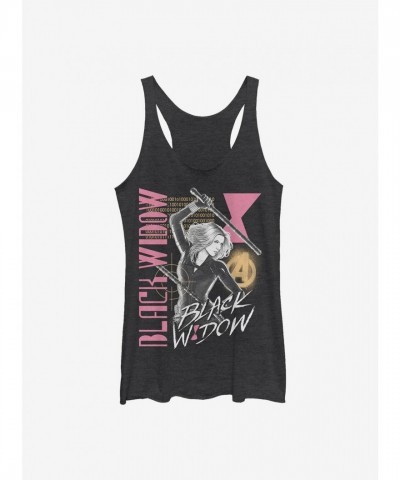 Marvel Retro Girls Tank Top - Black Widow Edition
