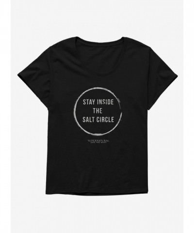 Supernatural Salt Circle Plus Size Women's Scoop Neck Tee