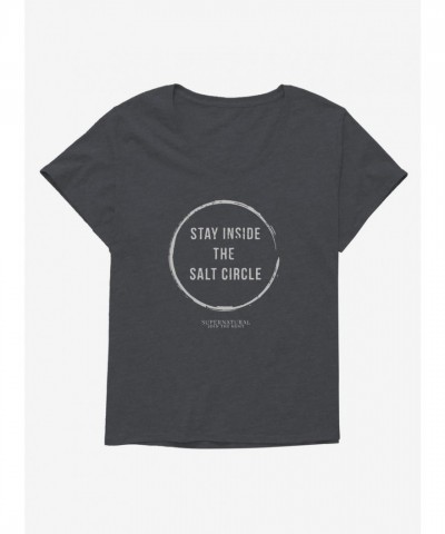 Supernatural Salt Circle Plus Size Women's Scoop Neck Tee