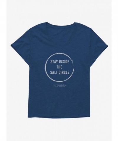 Supernatural Salt Circle Plus Size Women's Scoop Neck Tee