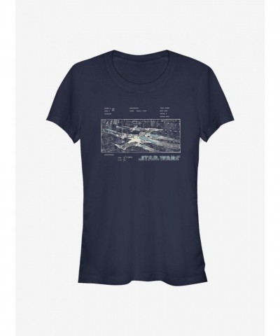 Star Wars Concept Art Tee for Girls - Blue