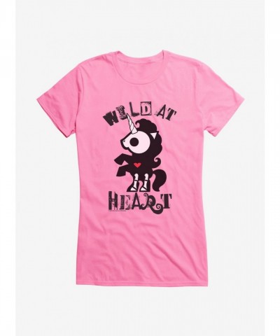 Skelanimals Bonita Girls T-Shirt, Lightweight Cotton, Wild At Heart Junior Size