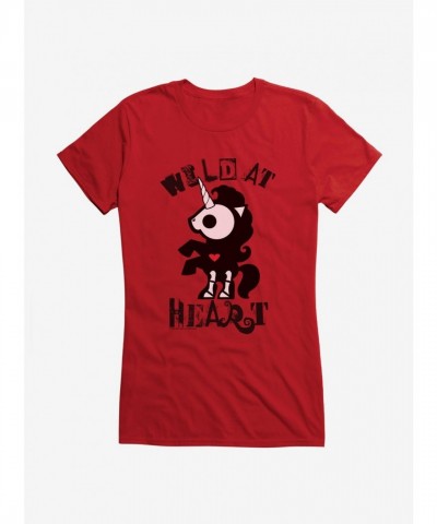 Skelanimals Bonita Girls T-Shirt, Lightweight Cotton, Wild At Heart Junior Size