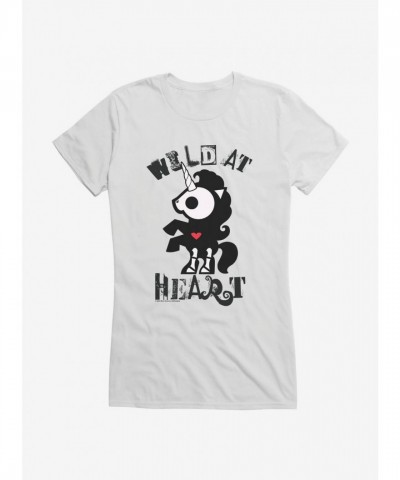 Skelanimals Bonita Girls T-Shirt, Lightweight Cotton, Wild At Heart Junior Size