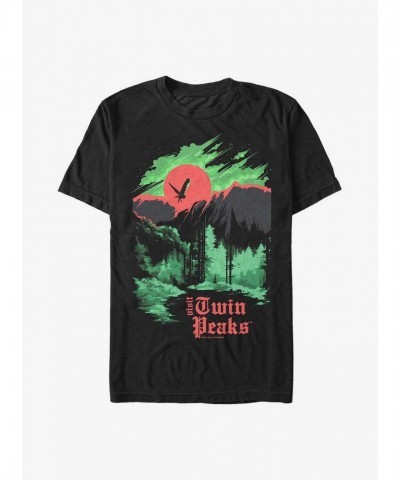 Twin Peaks Art T-Shirt - Black for Men