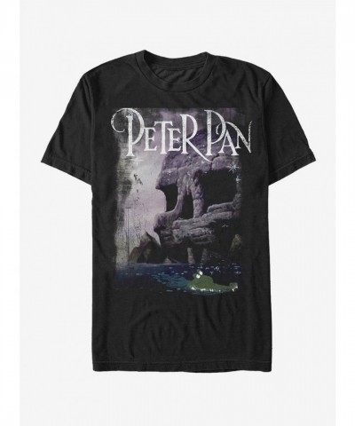 Disney Peter Pan Skull Rock Unisex T-Shirt - Black